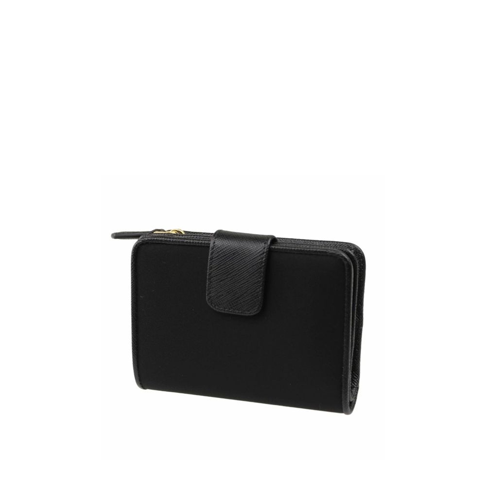 Schwarzes Nylon Portemonnaie