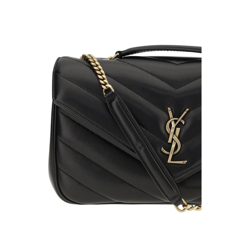 Black Bos Taurus Calf Leather Shoulder Bag