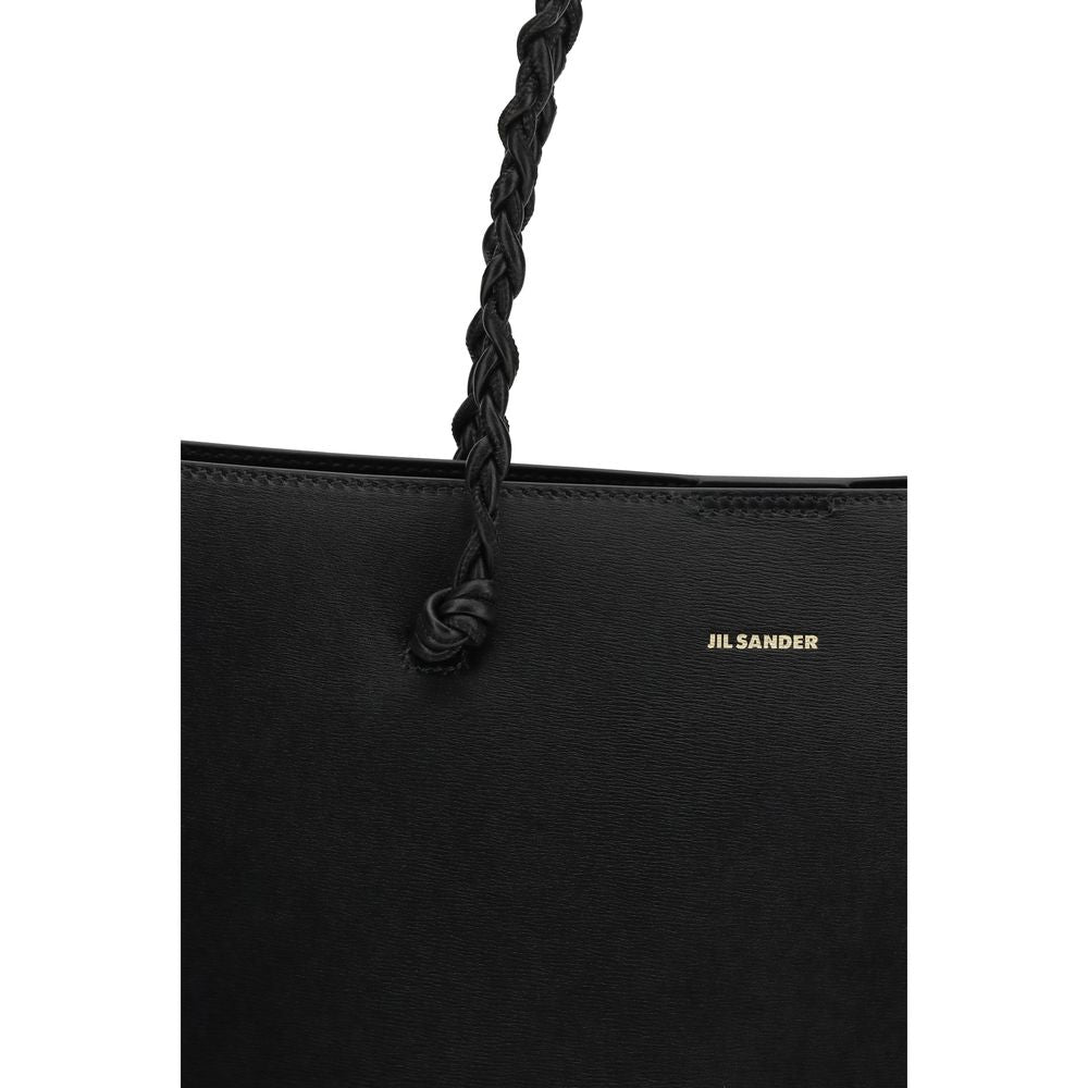 Schwarze Bos Taurus Kalbsleder Schultertasche