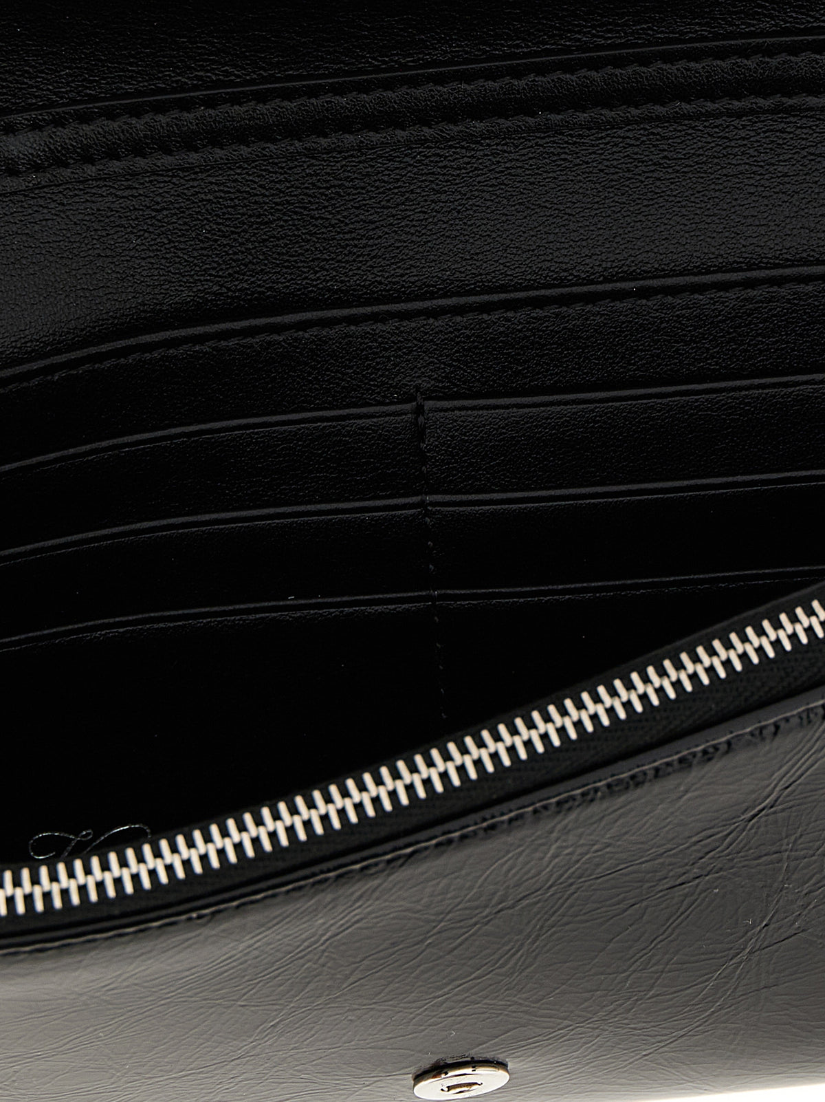 Black Calfskin Card Holder