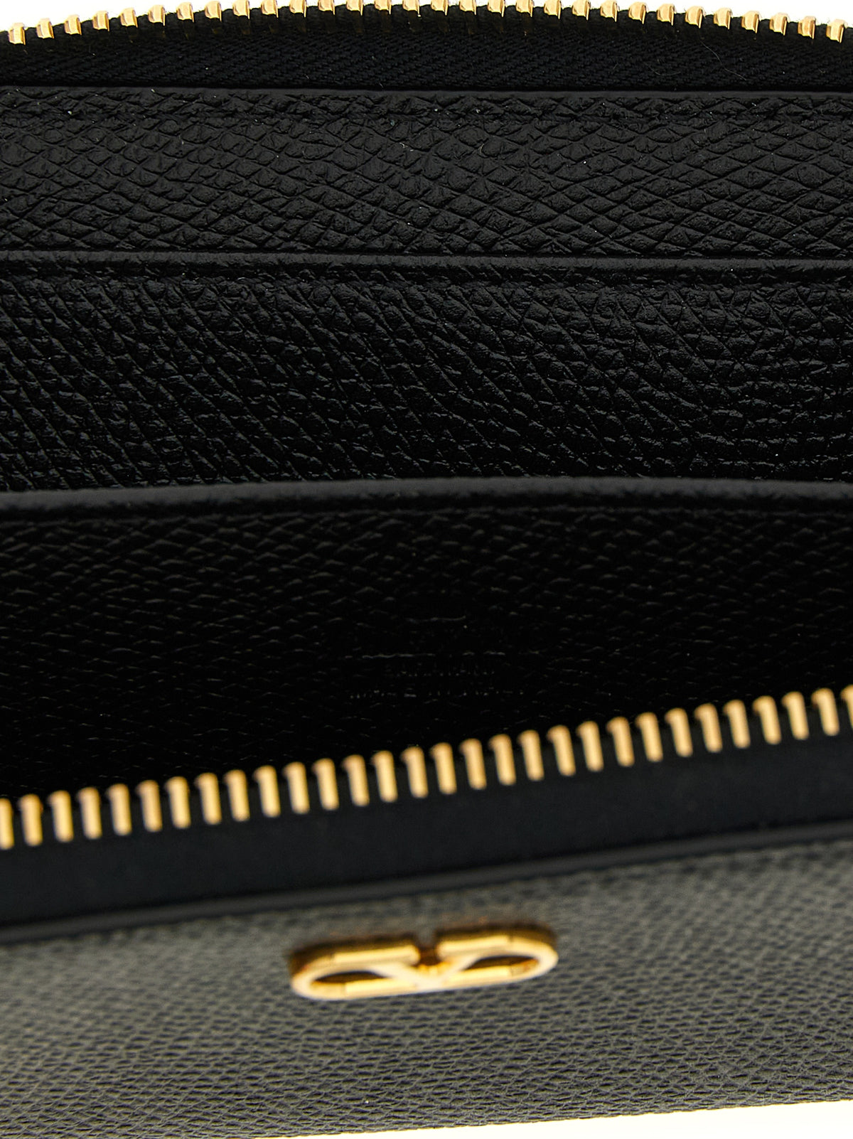 Black Calfskin Card Holder