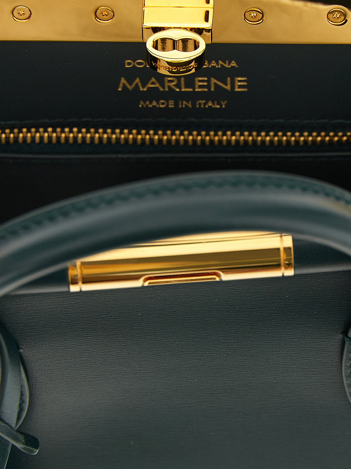 Two-tone calfskin handbag