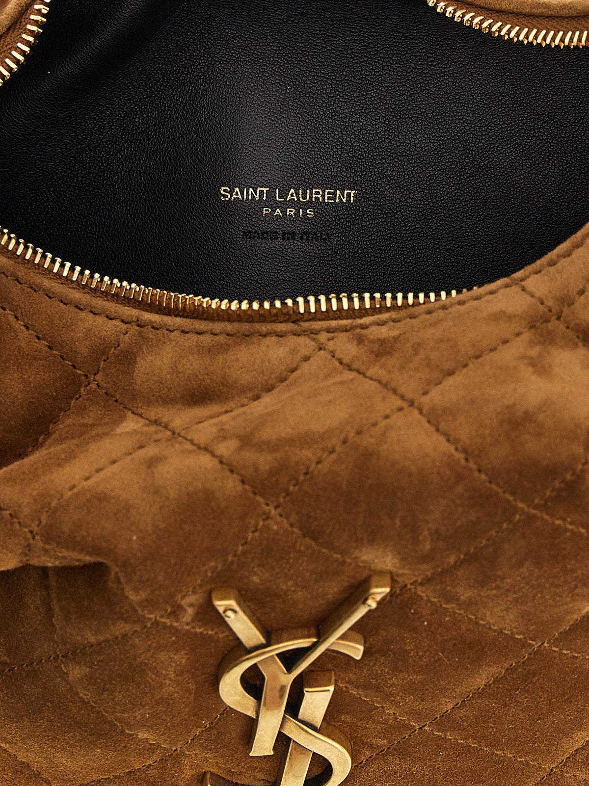 Braune Kalbsleder-Handtasche