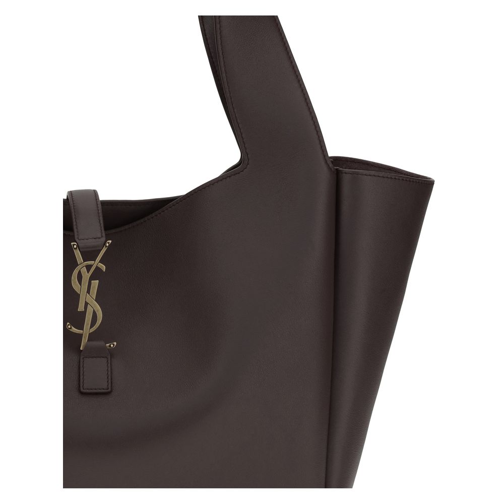 Brown calf leather Bos Taurus shoulder bag