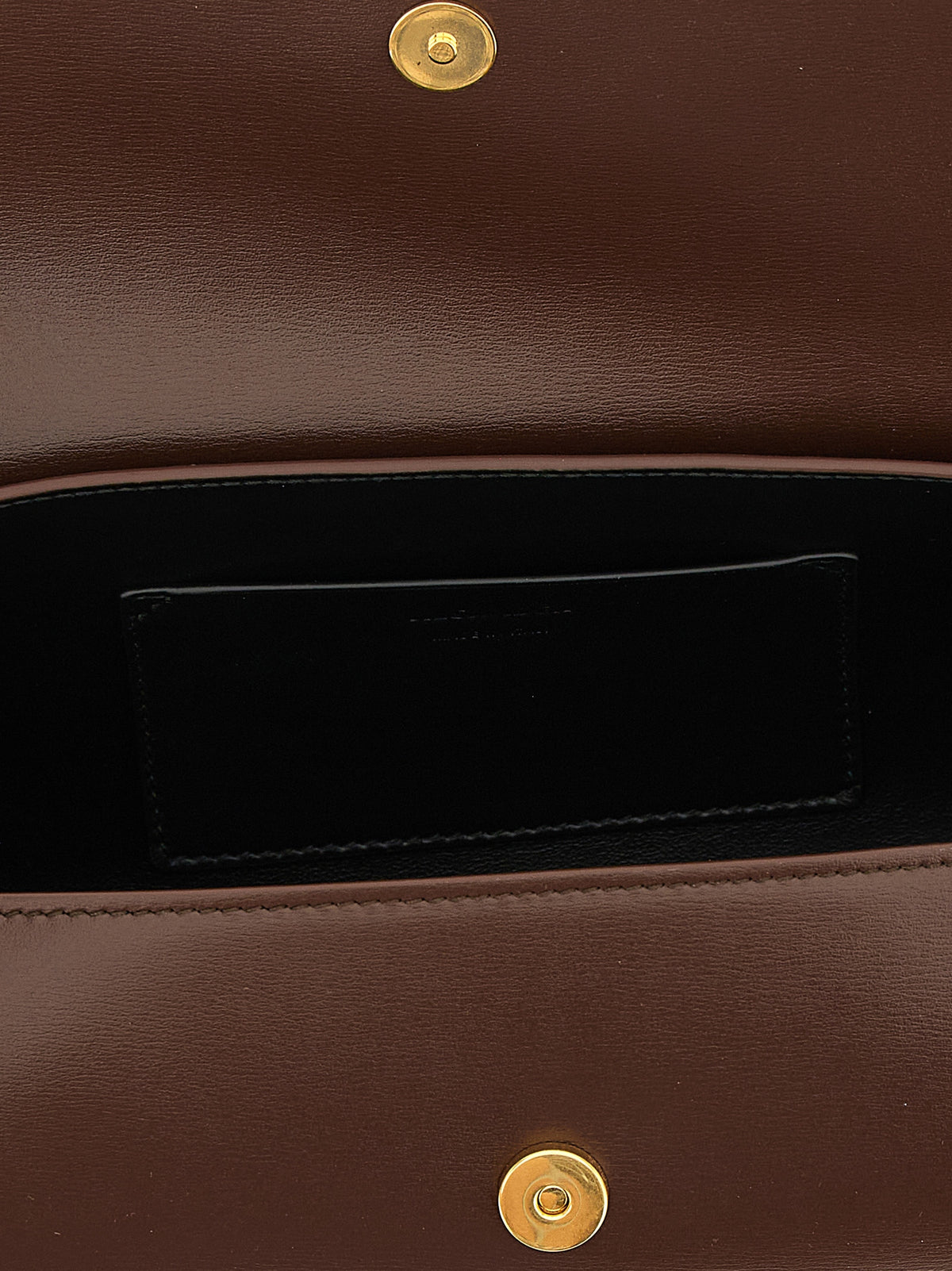 Brown Calfskin Leather Women's Crossbody Bag