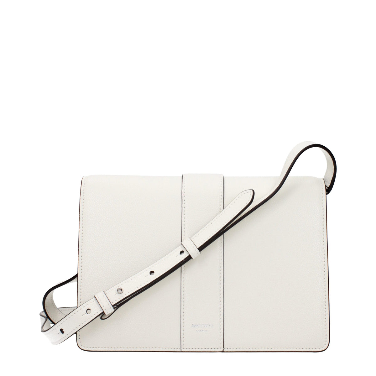 White Leather Crossbody Bag