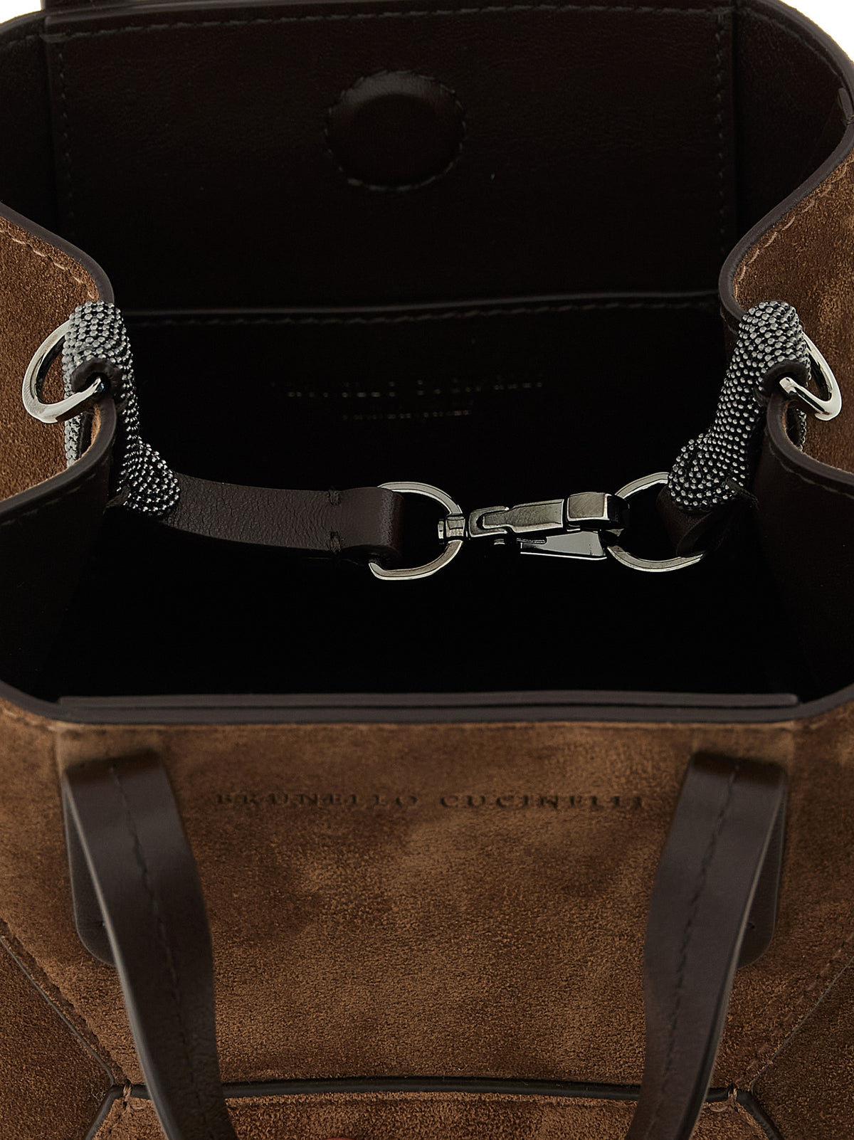 Braune Kalbsleder-Handtasche