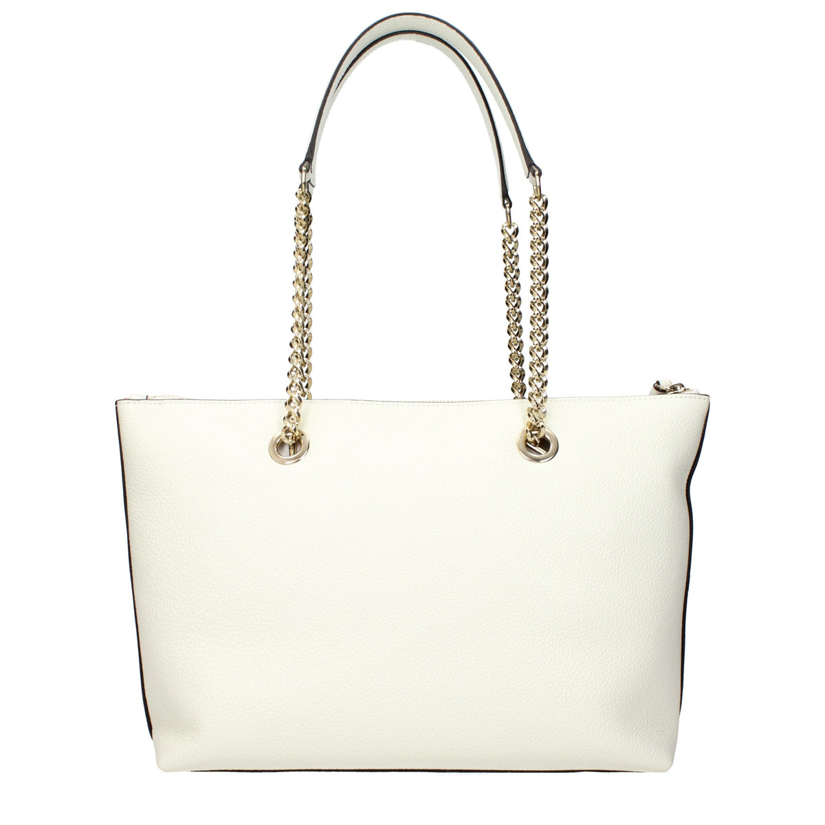 Weiße Leder Schultertasche