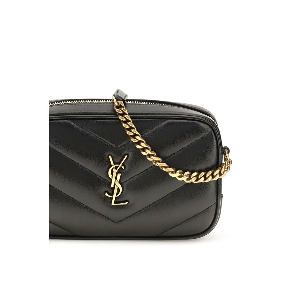 Schwarze Lammleder Schultertasche Ovis Aries Aries