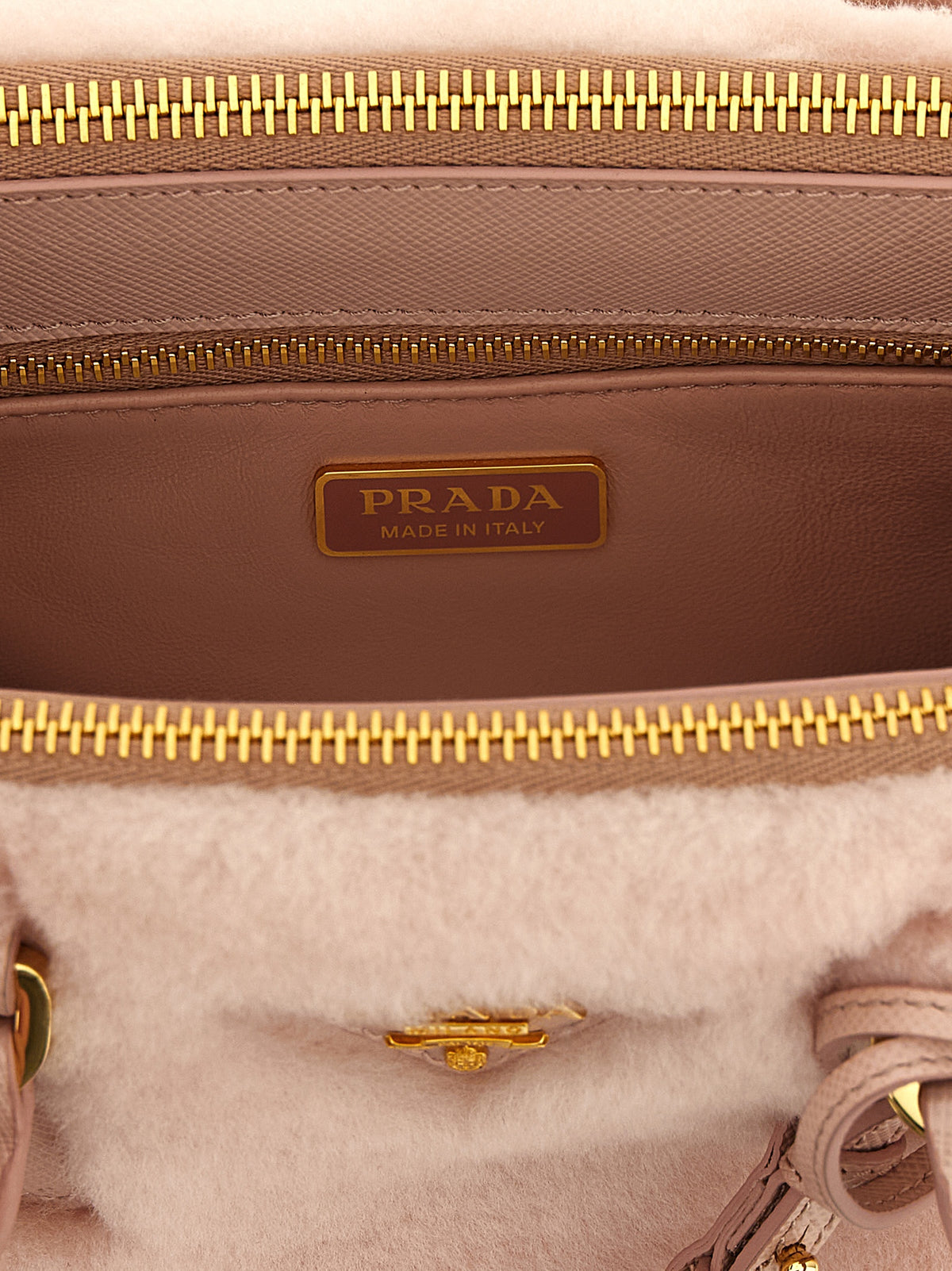 Multicolor Lammleder Handtasche