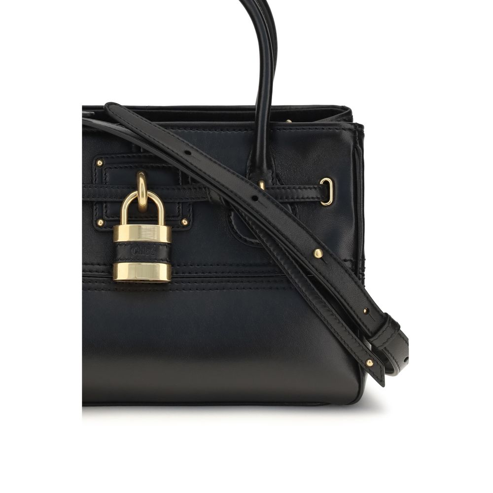 Black buffalo leather shoulder bag