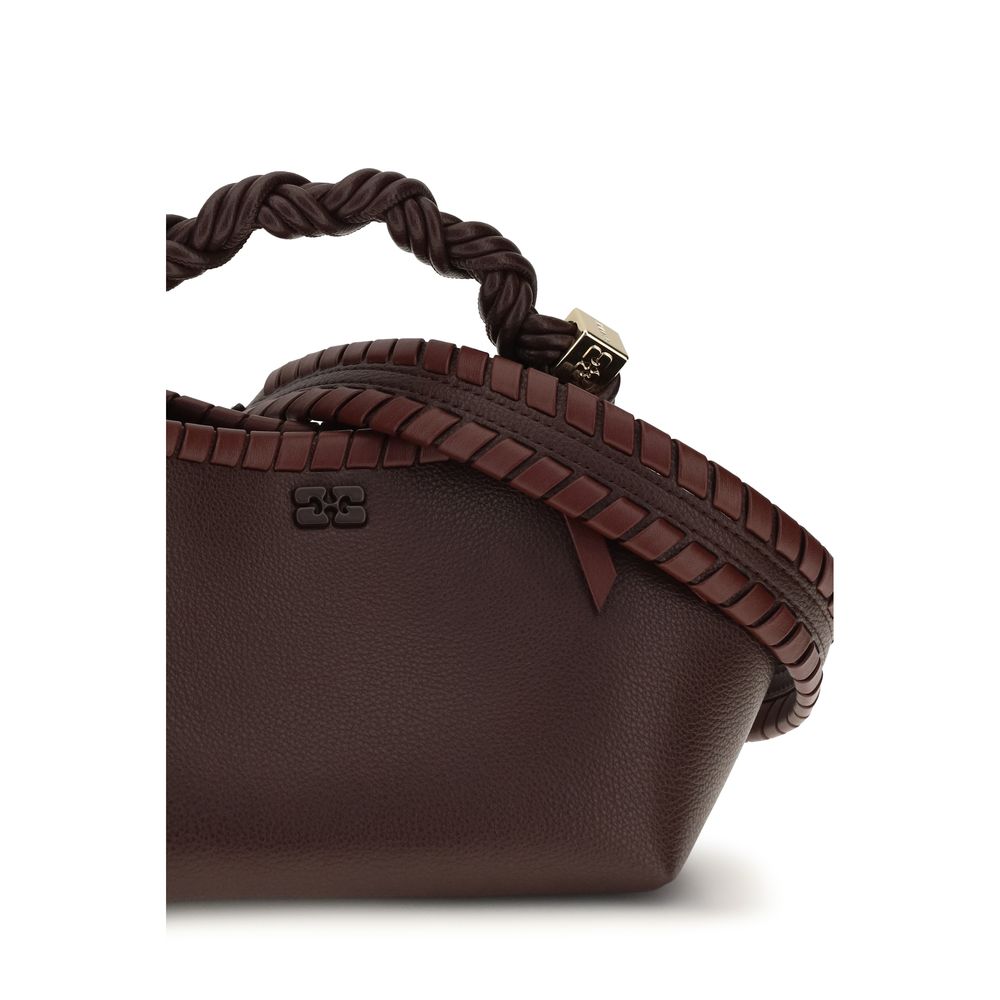 Braune Schultertasche aus recyceltem Leder