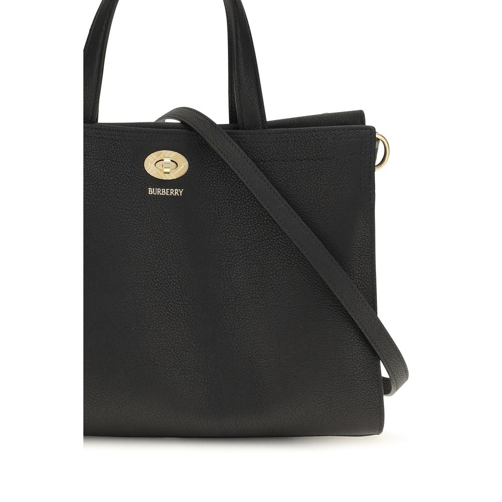 Black cotton handbag