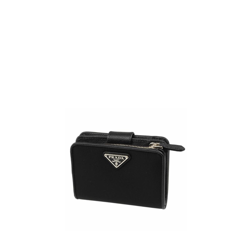 Schwarzes Nylon Portemonnaie