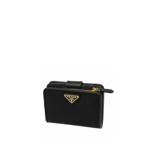 Schwarzes Nylon Portemonnaie
