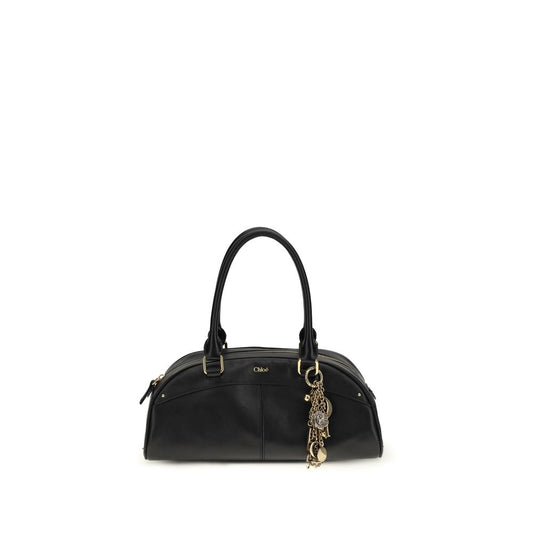Black calf leather Bos Taurus handbag