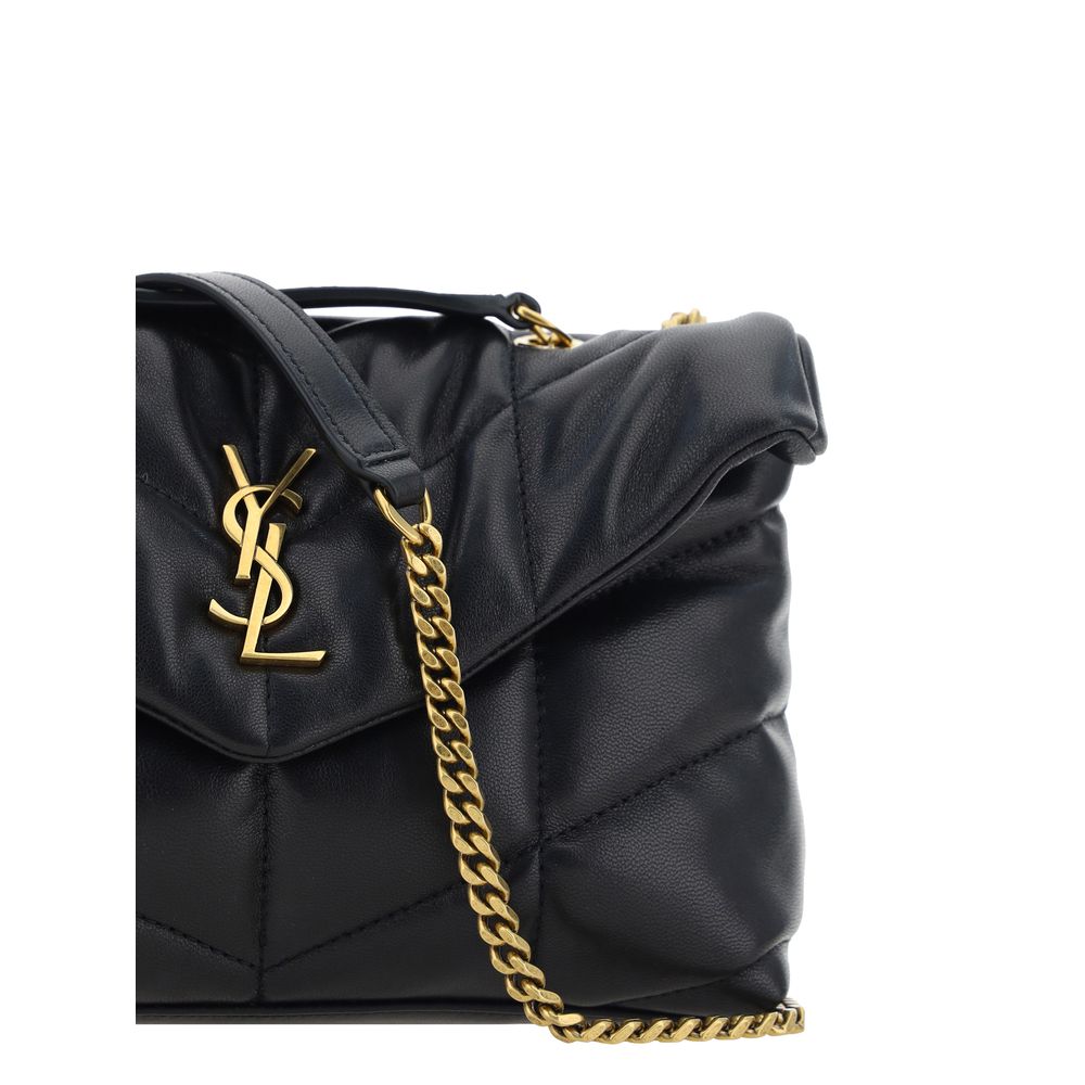 Schwarze Lammleder Schultertasche Ovis Aries Aries