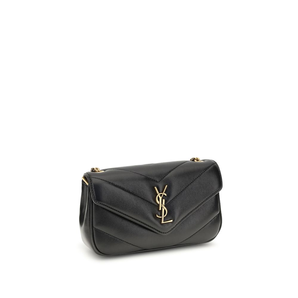 Black Lambskin Shoulder Bag Ovis Aries Aries