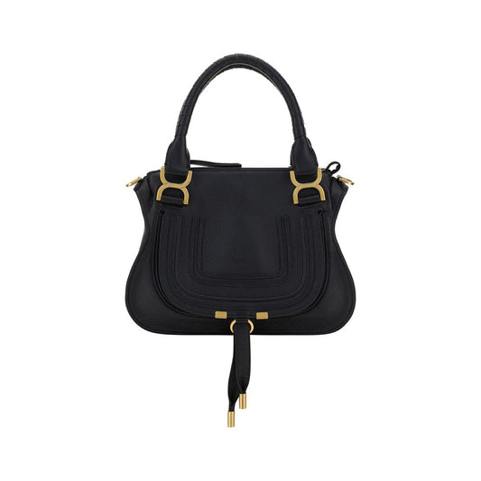 Schwarze Bos Taurus Kalbsleder Schultertasche