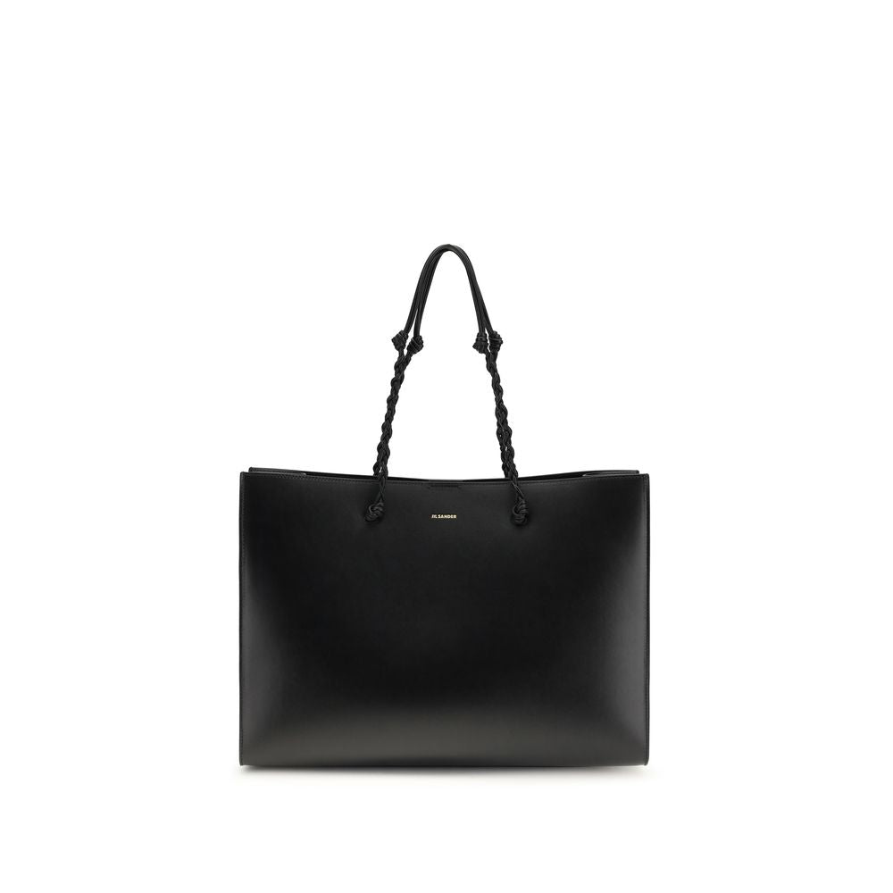Schwarze Bos Taurus Kalbsleder Schultertasche