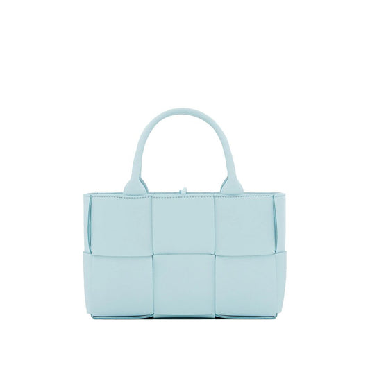 Blaue Lammleder-Tragetasche