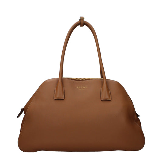 Braune Leder Schultertasche