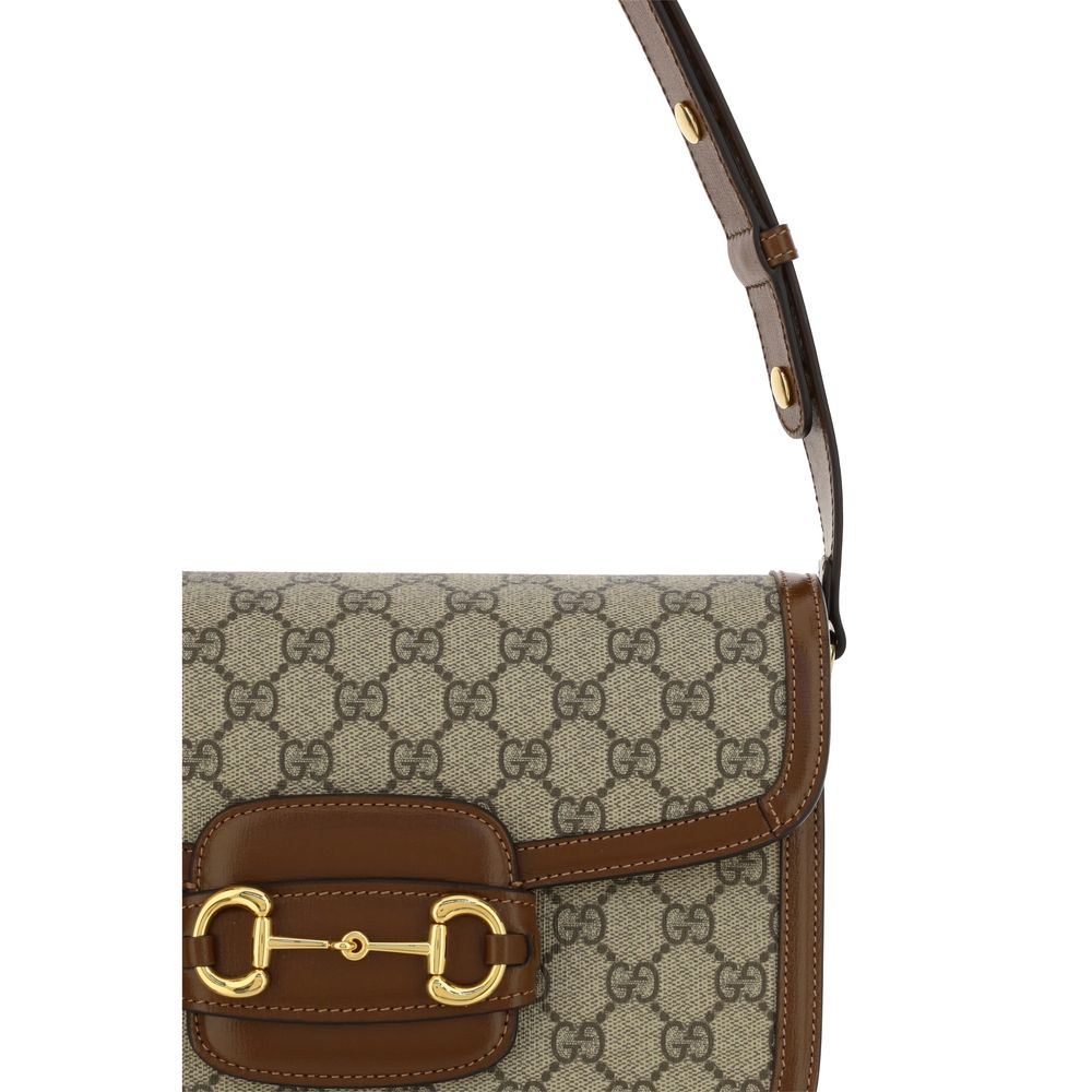 Beige Cotton Shoulder Bag