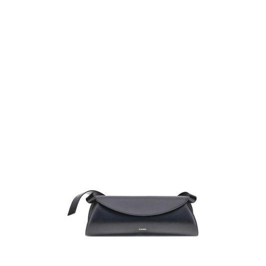 Schwarze Bos Taurus Kalbsleder Schultertasche