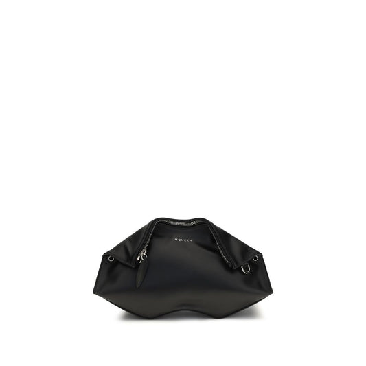Black Bos Taurus calfskin clutch