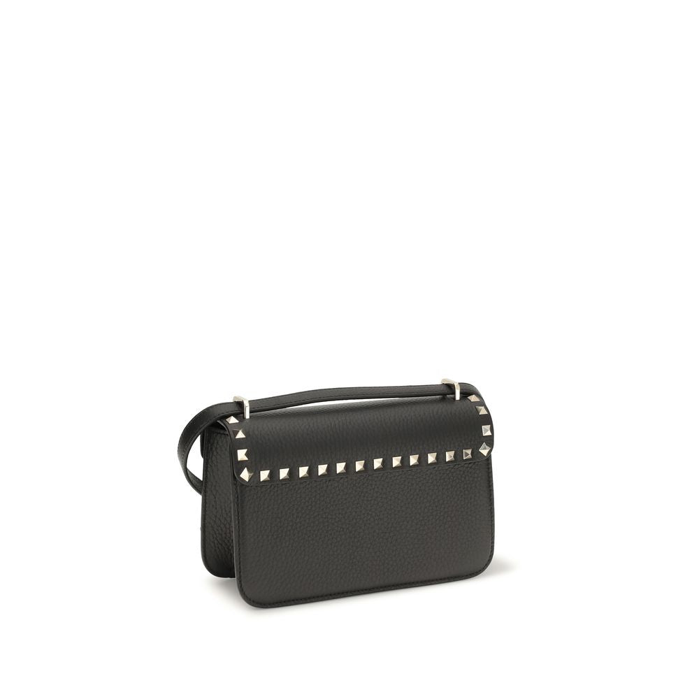 Black Bos Taurus Calf Leather Shoulder Bag