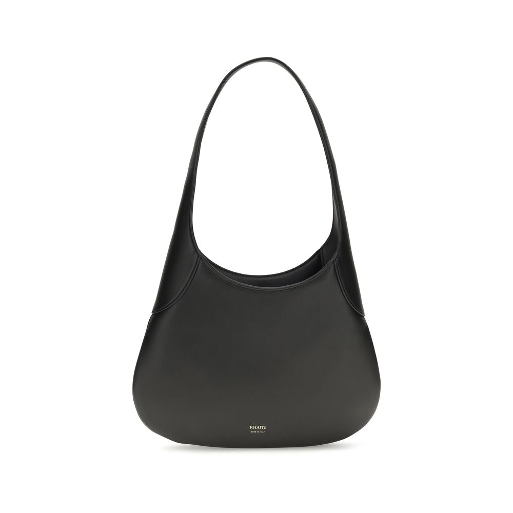 Schwarze Kalbsleder Bos Taurus Handtasche