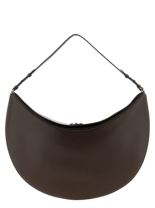 Braunes Kalbsleder Damen Crossbody Tasche