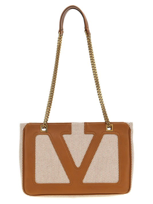 Beige Baumwolltasche