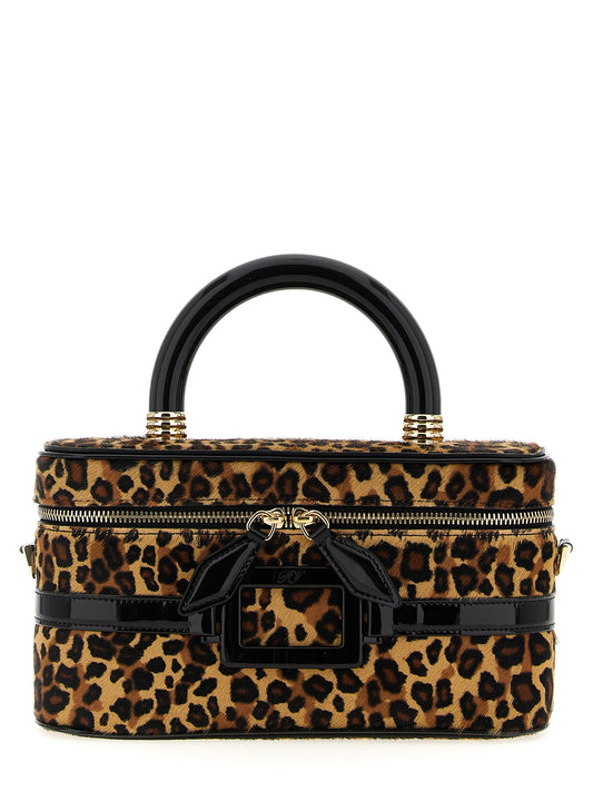 Multicolor calfskin handbag