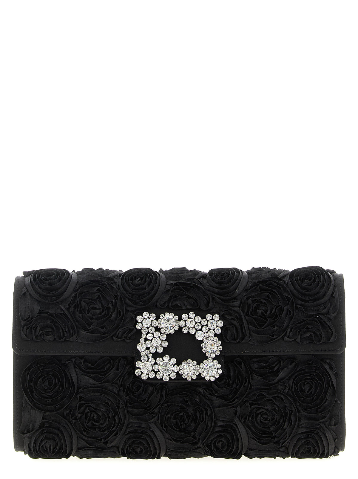 Black Viscose Clutch