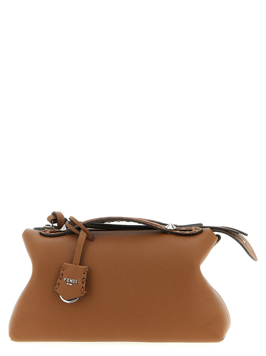 Brown calfskin handbag