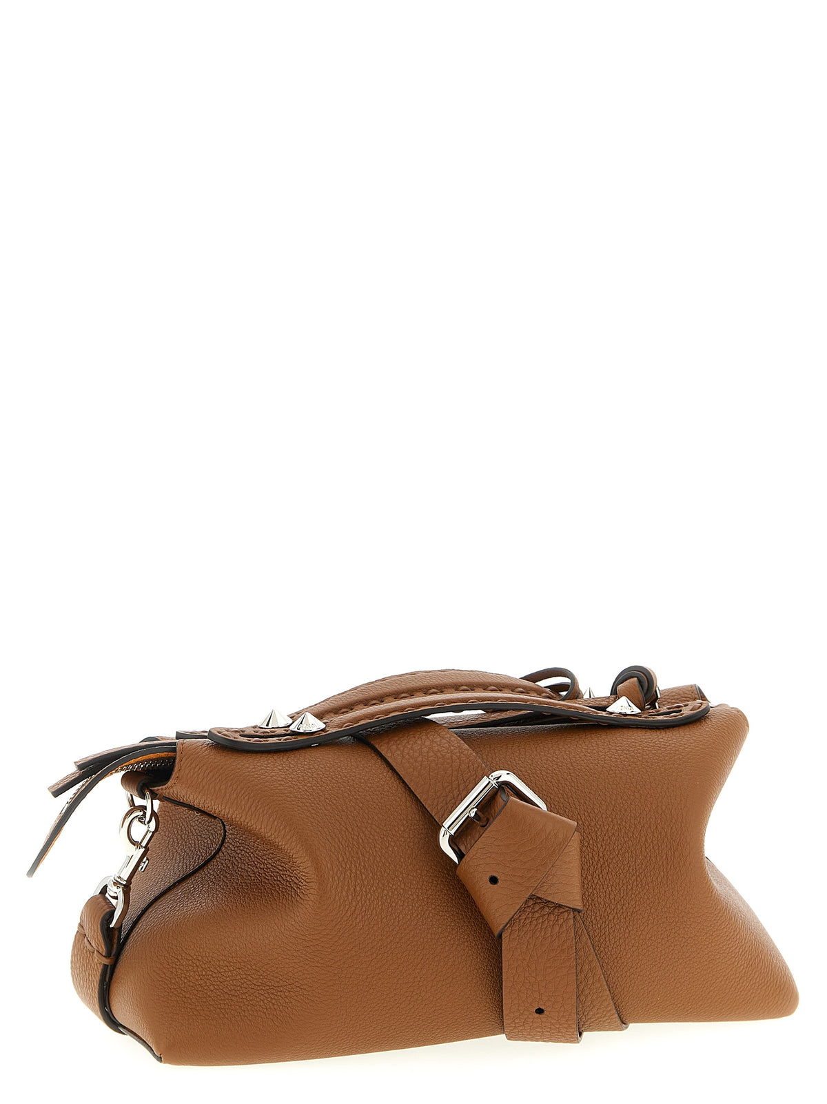 Braune Kalbsleder-Handtasche
