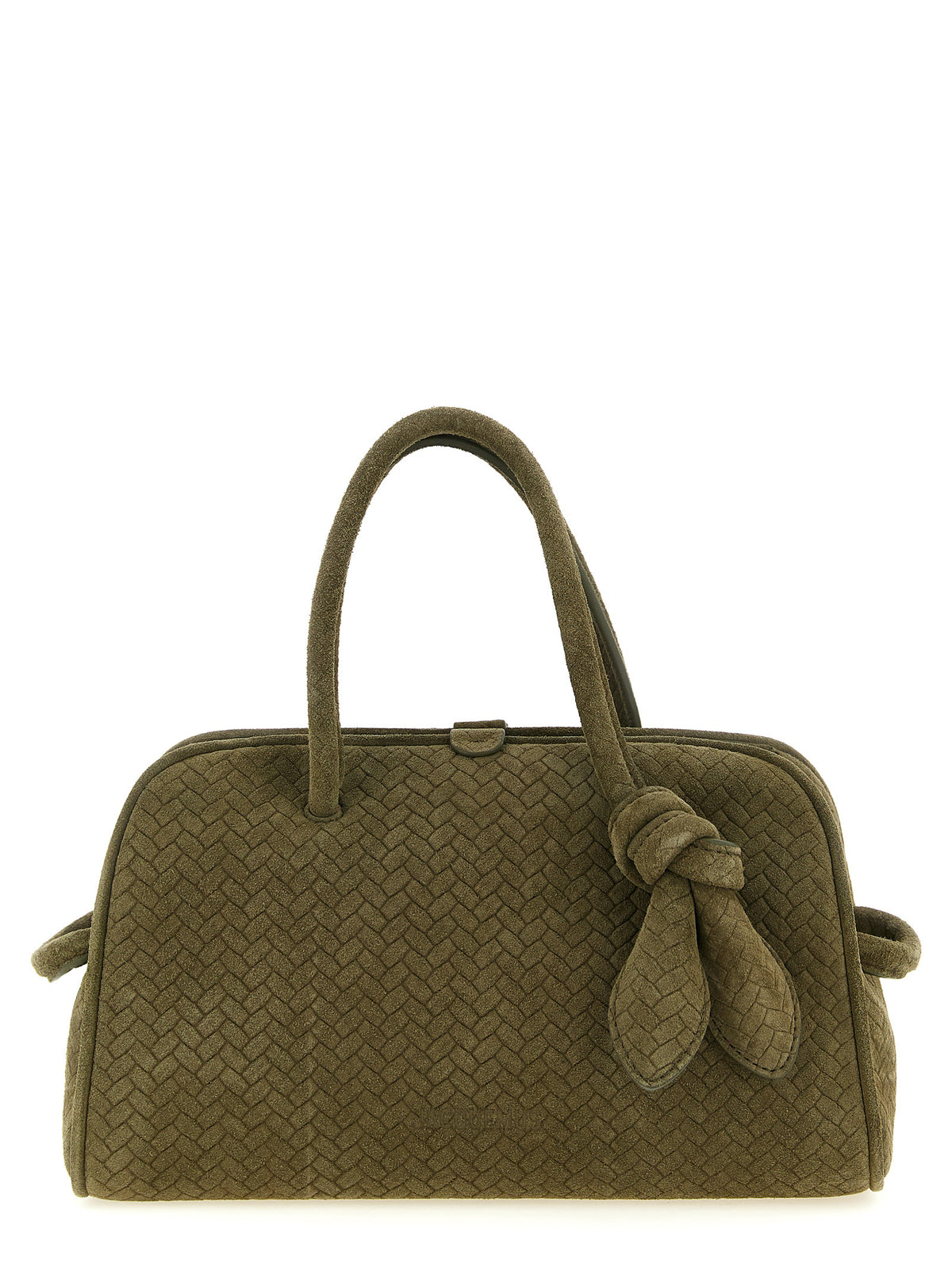 Zweifarbige Kalbsleder-Handtasche