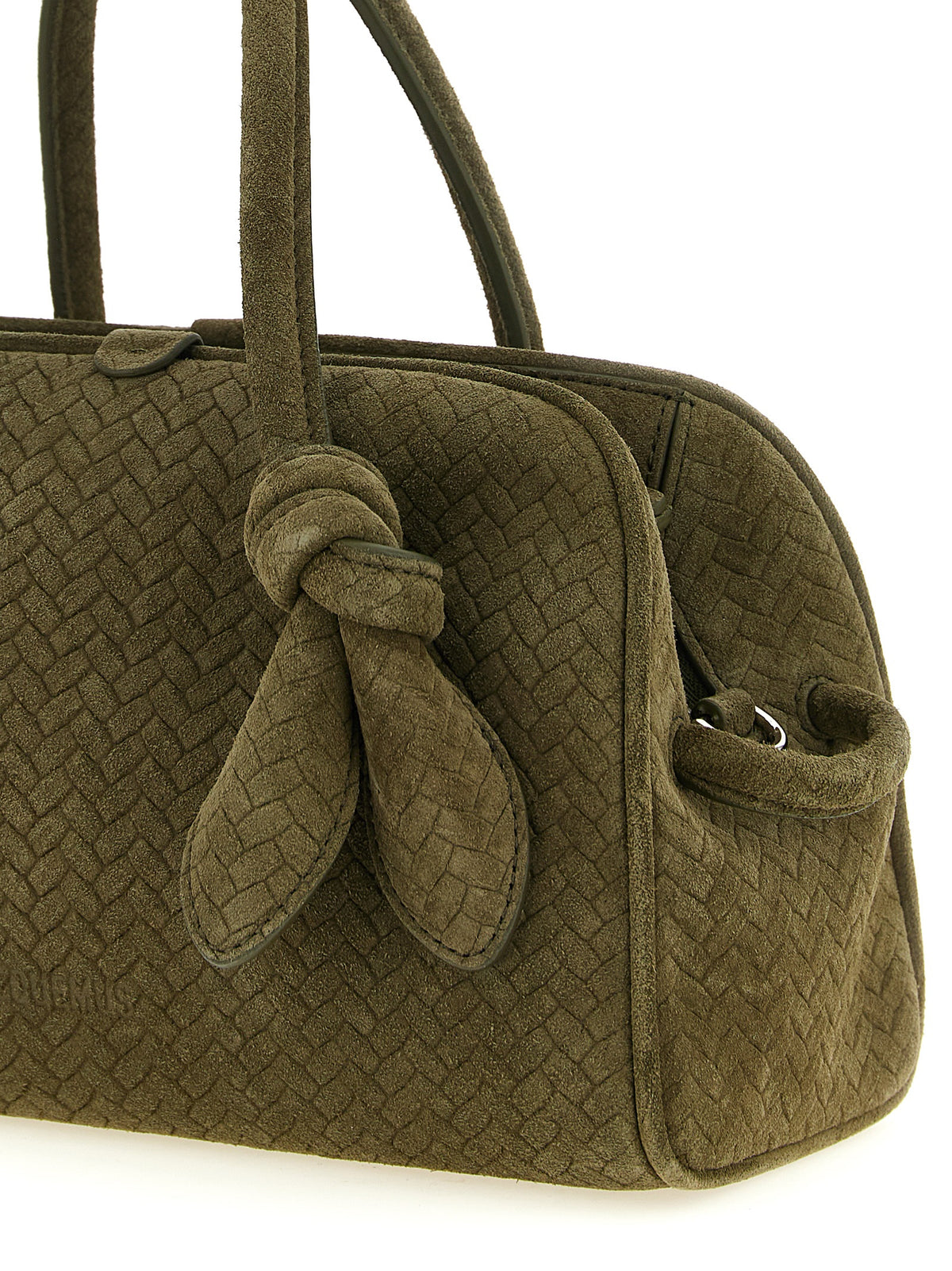 Zweifarbige Kalbsleder-Handtasche