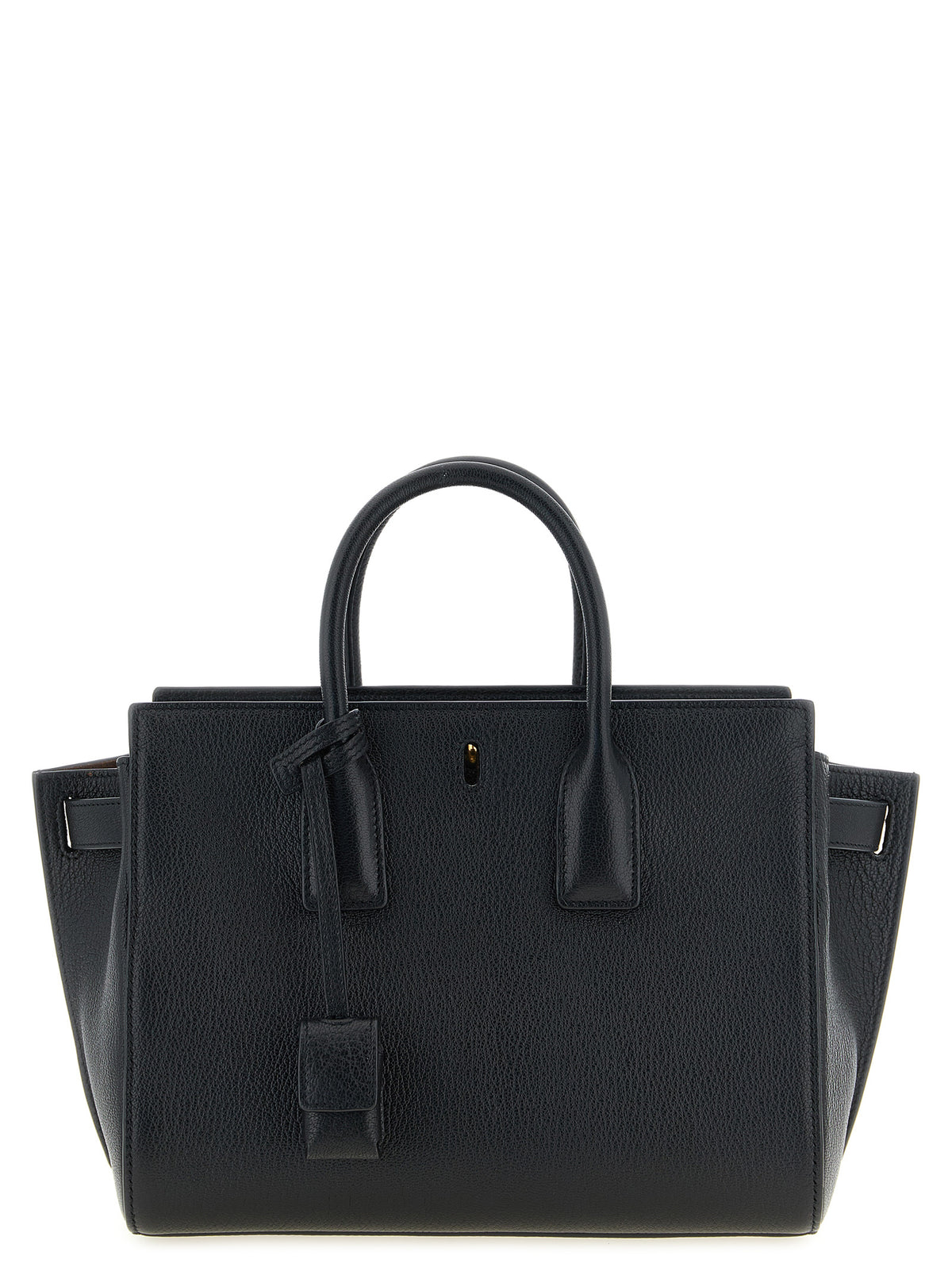 Schwarze Ziegenleder-Handtasche