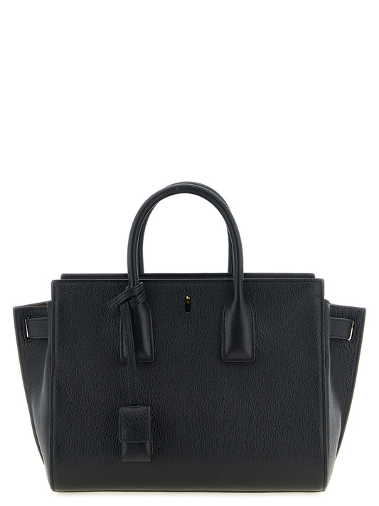 Schwarze Ziegenleder-Handtasche