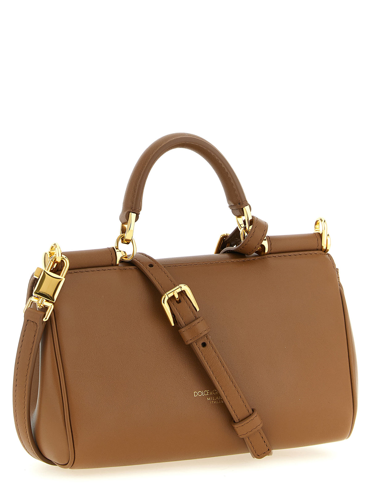 Braune Kalbsleder-Handtasche