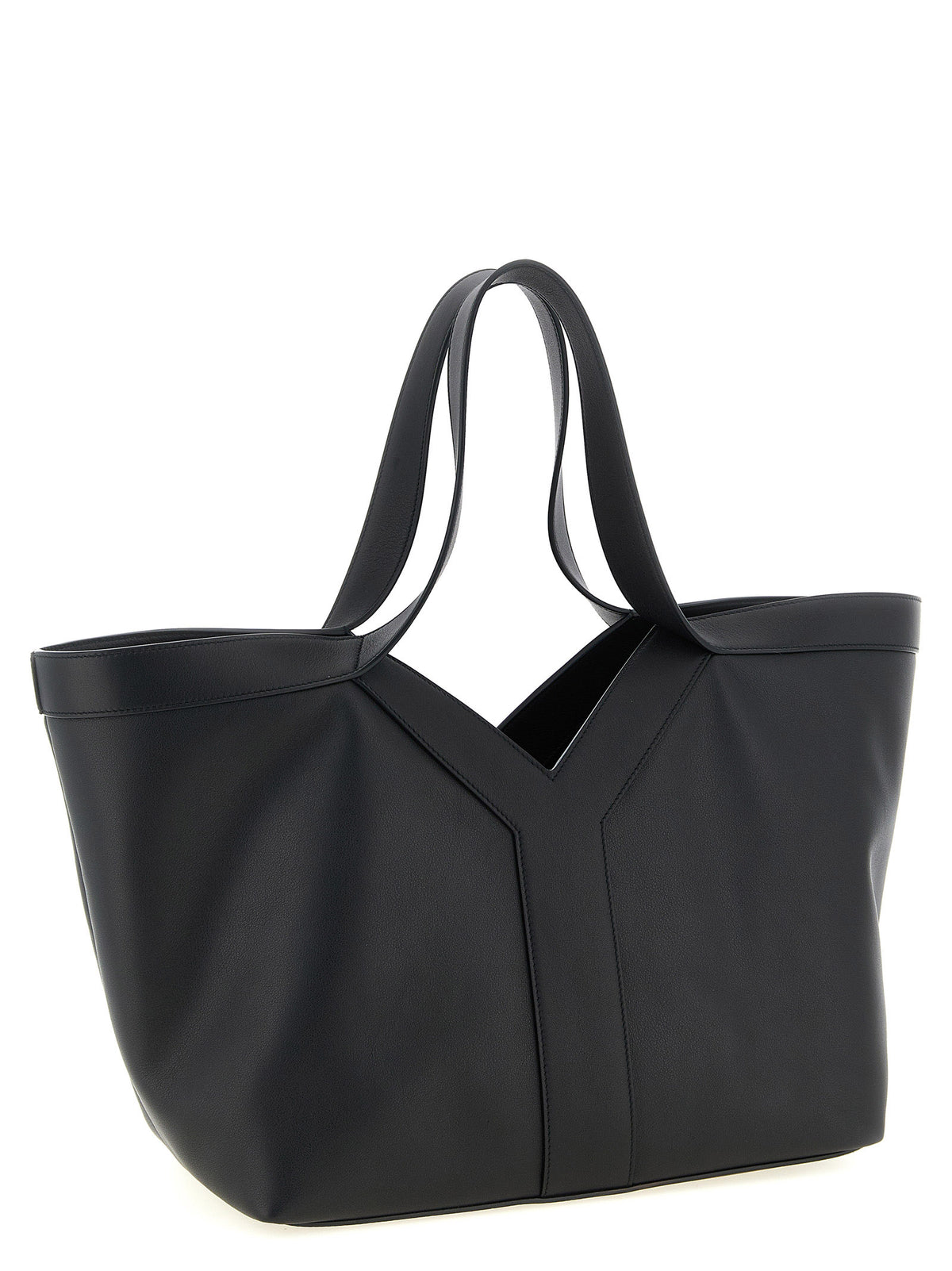 Schwarze Kalbsleder-Tasche