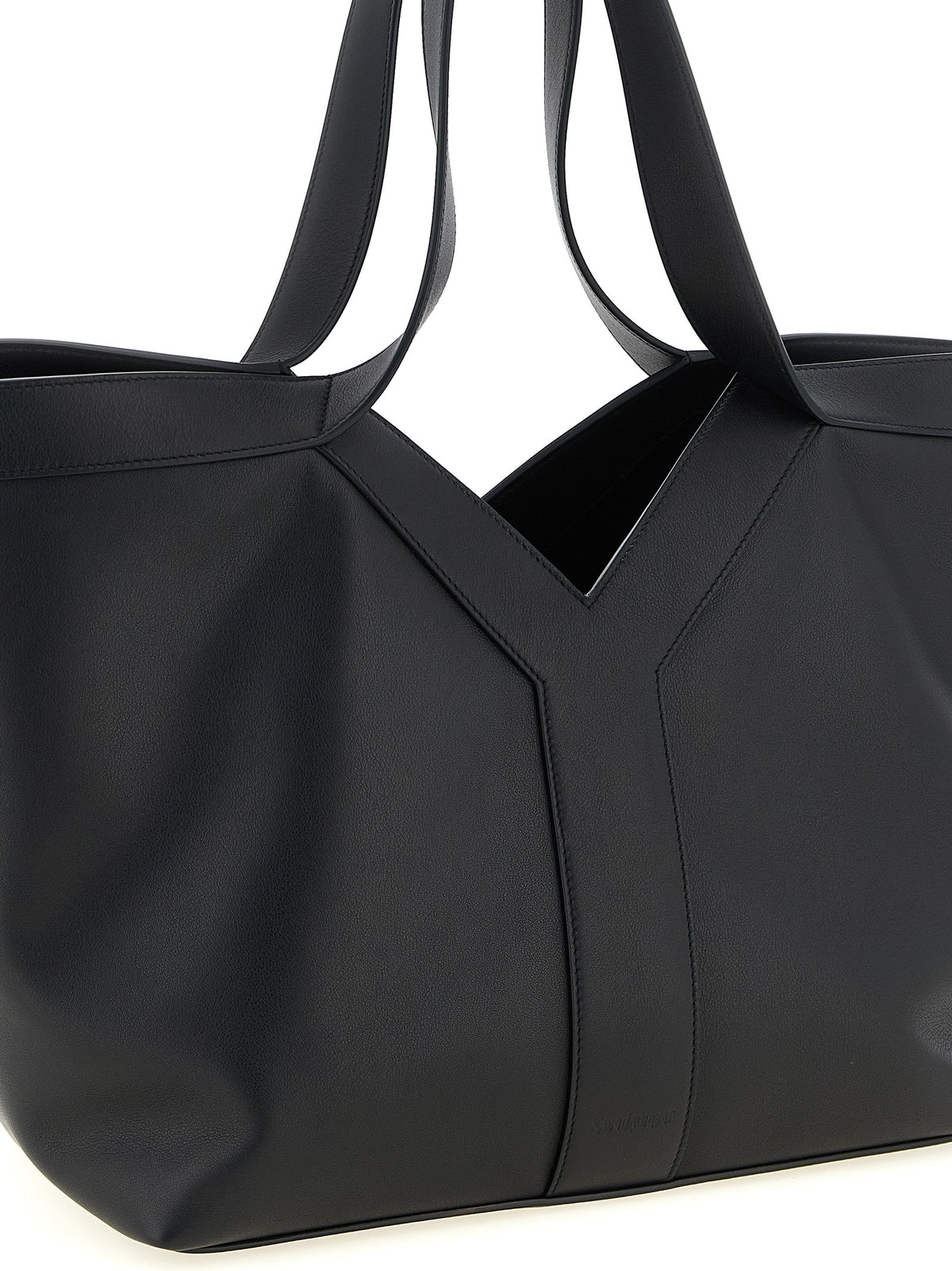 Schwarze Kalbsleder-Tasche