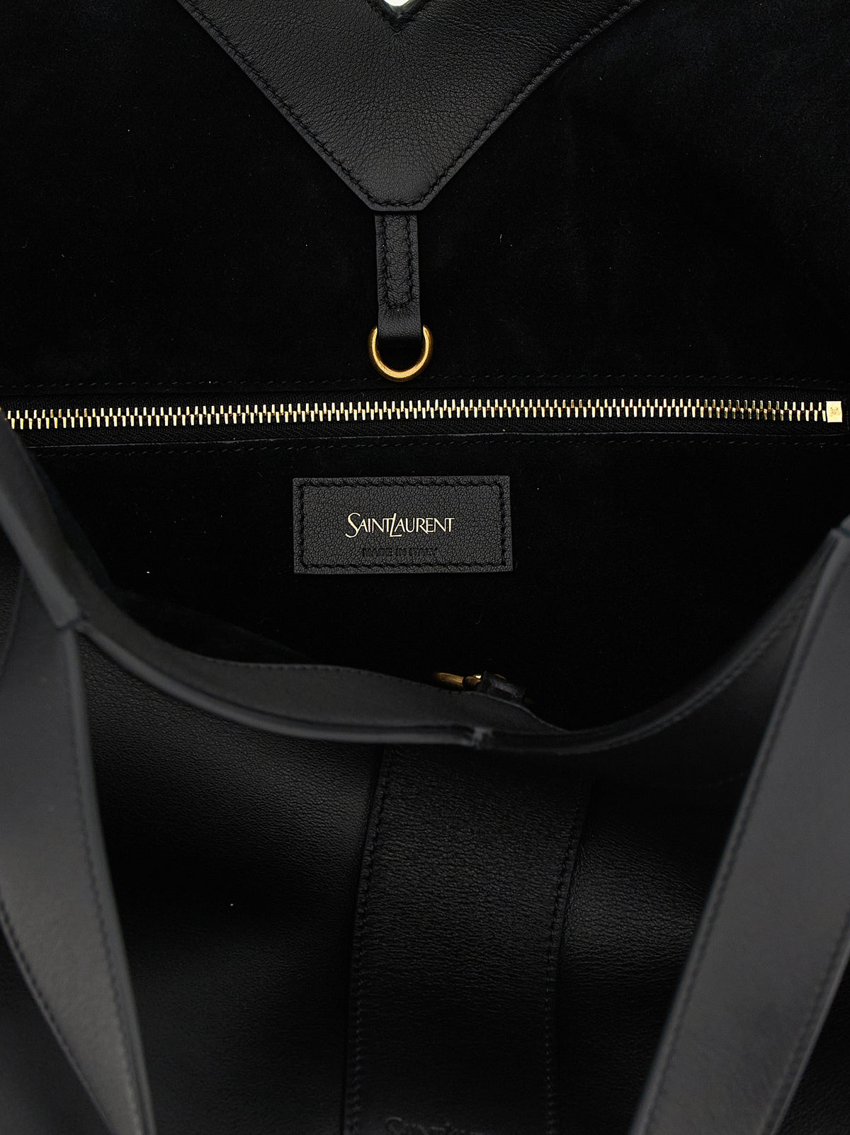 Schwarze Kalbsleder-Tasche