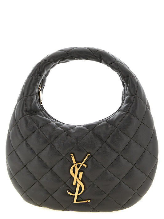 Braune Lammleder-Handtasche