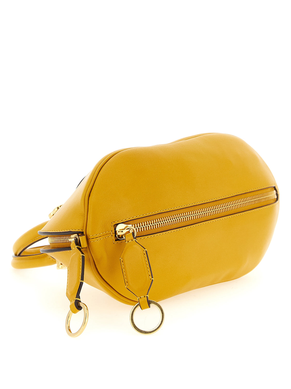 Zweifarbige Kalbsleder-Handtasche