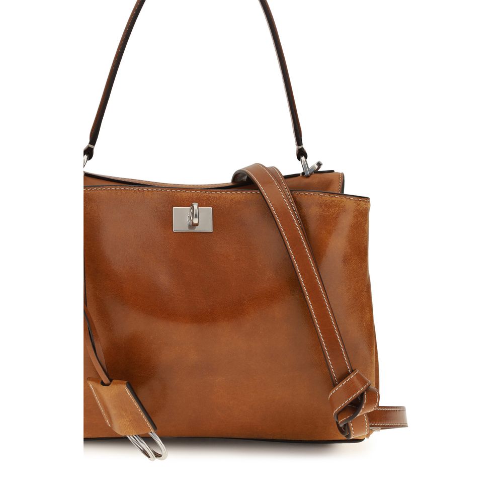 Braune Lammleder Schultertasche Ovis Aries Aries