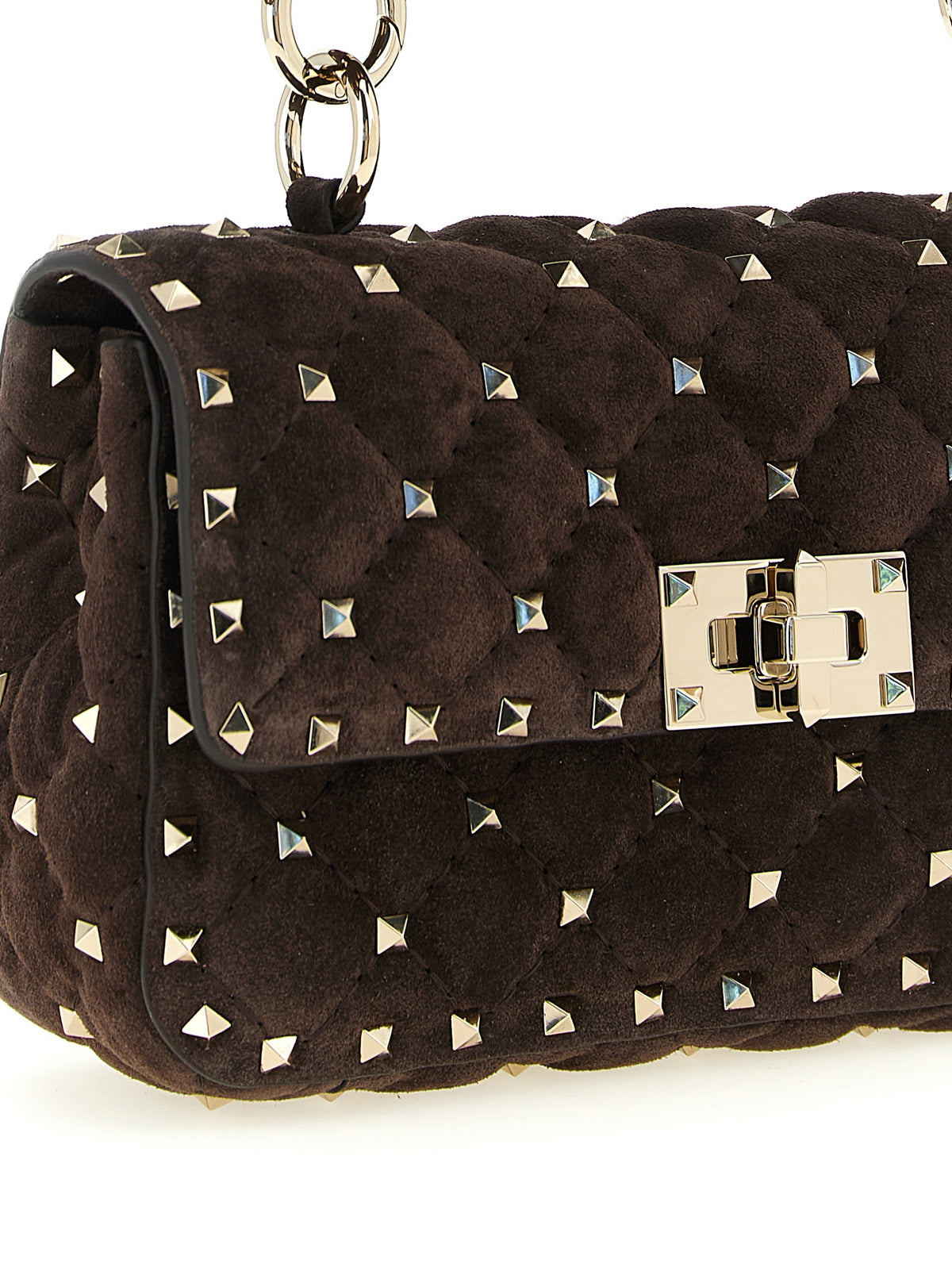 Braunes Kalbsleder Damen Crossbody Tasche