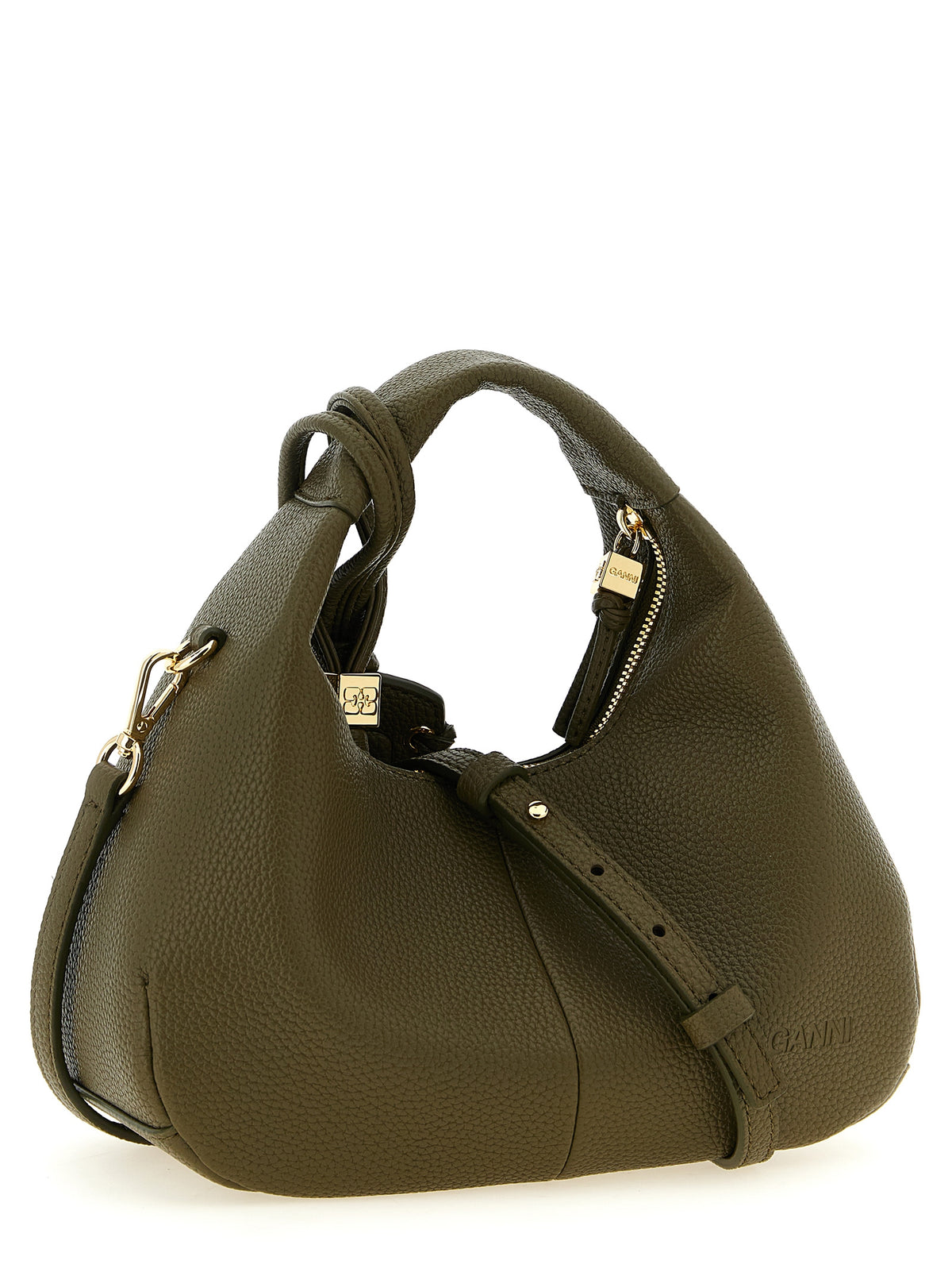 Zweifarbige Handtasche aus Polyester